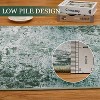 Modern Washable Low Pile Rugs - Soft Abstract Carpet for Living Room, Bedroom, Dining Room, Apartment & Bathroom - Neutral Design for Hardwood Floors - 4 of 4