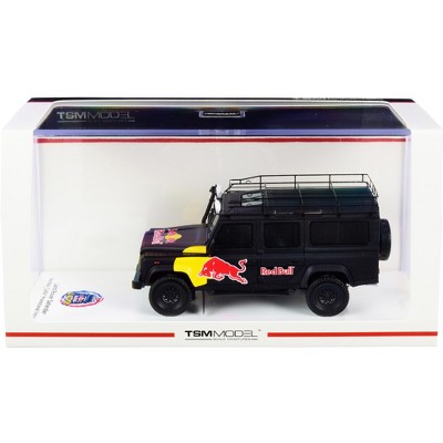 Land Rover Defender Black "Red Bull LUKA" Promotional Vehicle 1/43 Model Car by True Scale Miniatures