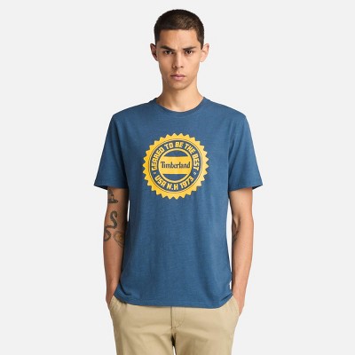 Timberland Men's Logo Short-Sleeve Slub T-Shirt