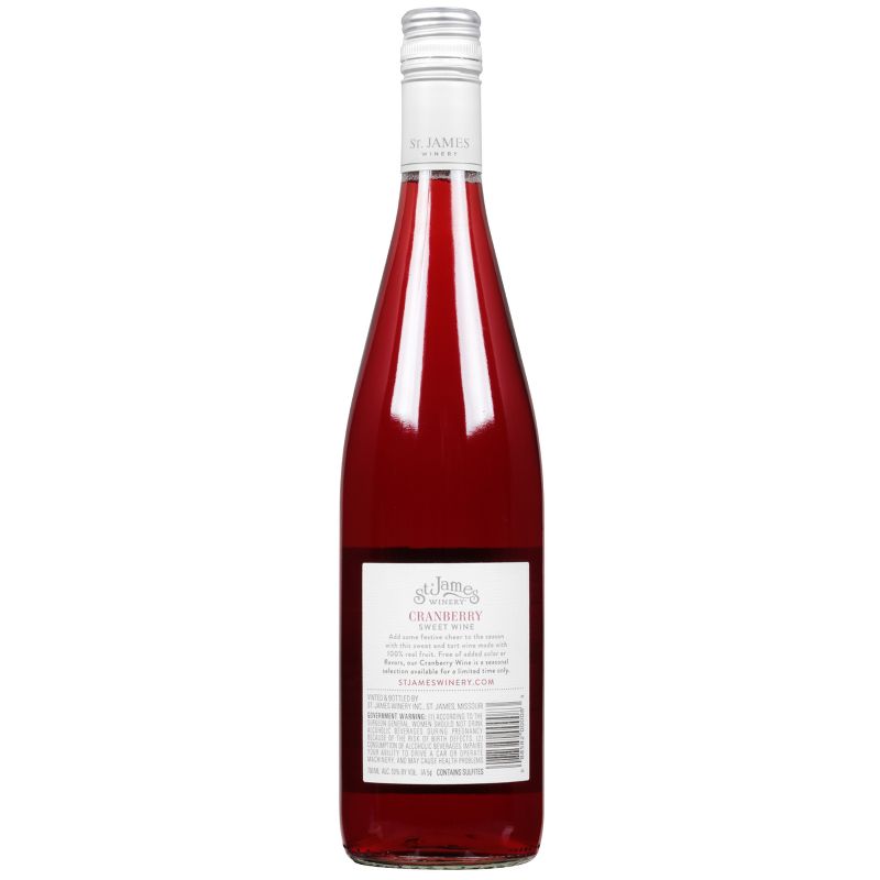 St. James Winery Cranberry - 750ml Bottle, 6 of 9