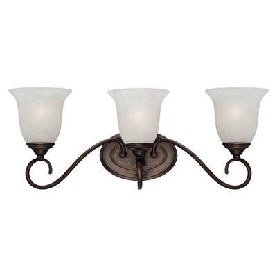 Millennium Lighting 3 - Light Vanity in  Rubbed Bronze