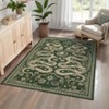 Washable Modern Snake Printed Rug Non Slip Low Pile Rug Soft Throw Floor Cover Foldable Indoor Carpet for Living Room Bedroom Playroom Nursery - 3 of 4