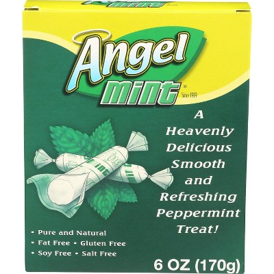 Angel Mints Original Peppermints, Individually Wrapped, All Natural, 6 oz Box