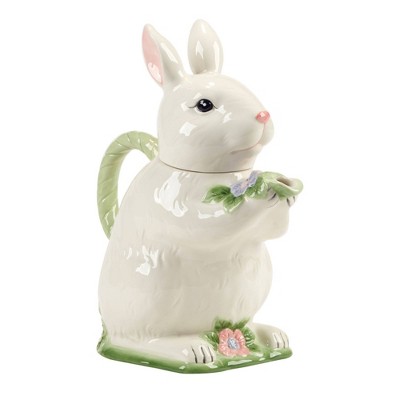 Certified International 32oz Easter Morning 3D Bunny Teapot