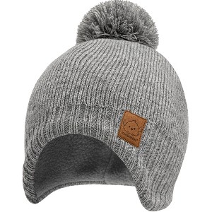 KeaBabies Muff Baby Beanie, Baby Hat for Baby Boys, Girls, Winter Hats for Kids, Newborn, Infant, Toddler 0-36 months - 1 of 4