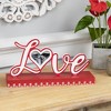 Northlight Heart and Floral "Love" Valentine's Day Photo Frame - 12" - 3 of 4
