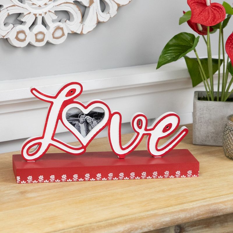 Northlight "Love" Valentine's Day Photo Frame Tabletop Decoration - 12", 3 of 7