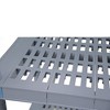 Quantum Storage Systems Millenia Shelf, 48"W X 21"D, 1000 Lbs Load Capacity, Removable Open Grid Mat, All Polymer, Gray Finish, Nsf, Made In Usa - 2 of 3