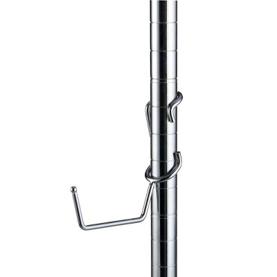  Sunway Tools 5pk Utility Hangers Hook Wire Metal Shelf Organizer Chrome 