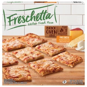 Freschetta Five Italian Cheese Brick Oven Crust Frozen Pizza - 20.28oz - 1 of 4