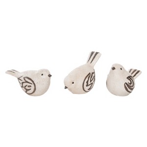 Transpac Resin 3.93 in. Multicolor Harvest Bird Tabletop Figurines Set of 3 - 1 of 2