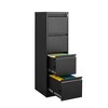 NicBex 3 Drawer File Cabinet with Lock,Office Cabinet with Handle Free Design,Modern Vertical Storage Cabinet,Filing Cabinets for Home Office - image 2 of 4