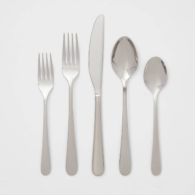 20pc Harrington Flatware Set Black - Threshold™