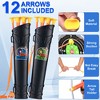 SUGIFT Bow and Arrow Toy Set for Kids with LED Light 2 Bows 12 Suction Cup Arrows Quiver and Targets Indoor Outdoor Shooting Game - 2 of 4