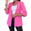 Business Blazers for Women Casual Fall Open Front Long Sleeve Work Office Suit - 4 of 4