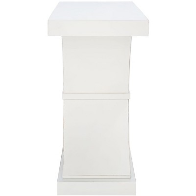 Dryden Cream Wood Console Table with Storage - 40" W
