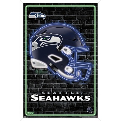 NFL Seattle Seahawks - Drip Helmet 20 Wall Poster, 22.375 x 34