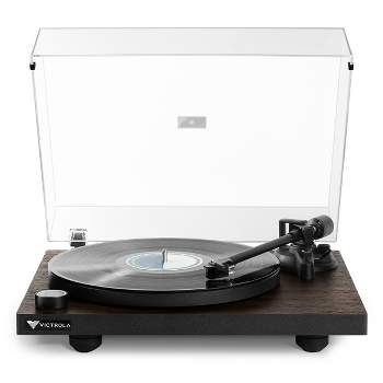 Victrola Premiere T1 Premium Turntable with Built-In Vinyl Stream Bluetooth Technology (Espresso).