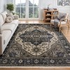 Oriental Weavers Eliana ELI05 Blue / Brown Indoor Area Rug - 3'3" x 5' - 2 of 4