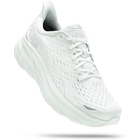 HOKA Men's Clifton 8 Running Shoes White/White, Size 11