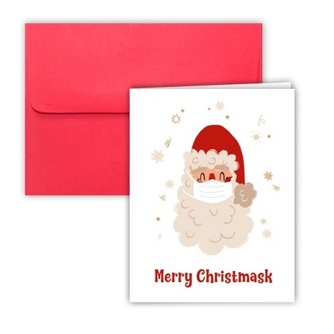 Best Paper Greetings 36 Pack Kraft Merry Christmas Greeting Cards With  Envelopes, 6 Holiday Yuletide Character Designs, 4 X 6 In : Target