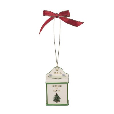 Spode Christmas Tree Letters To Santa Ornament - 3"