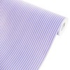 Slickblue Blue Stripe Design Self-Adhesive Wallpaper – 17.7” x 394”, Easy to Apply and Reposition, No Residue - 2 of 3