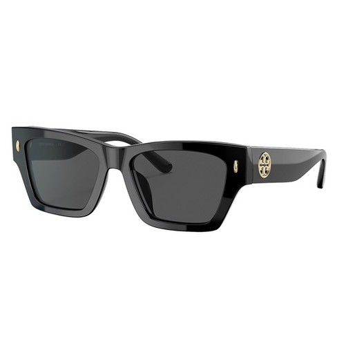 Tory Burch Ty 7169u 170987 Womens Rectangle Sunglasses Black 52mm Target
