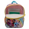Gabbys Dollhouse 16 Backpack, Girls Iridescent Rainbow School Bag With Floating Confetti, Pink - 4 of 4
