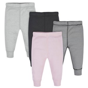 Gerber Baby Girls Active Pants, 4-pack - 1 of 4
