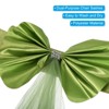 Unique Bargains Mesh Yarn Floating Chair Bands Decoration Stretch Satin Chair Sashes Bows - 3 of 4