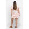 Women's Plus Size Summer Frill Playsuit - ivory | CITY CHIC - 3 of 4