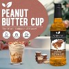 Syruvia Peanut Butter Cup Syrup - 25.4 fl oz. Premium Flavoring Syrup For Coffee - 2 of 4
