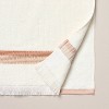 Textured Stripe Terry Bath Towel with Fringe - Hearth & Hand™ with Magnolia - 3 of 3
