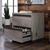 Manhattan Gate 2 Drawer Lateral File Mystic Oak - Sauder: Contemporary Office Storage, CARB Certified, MDF Laminate - 3 of 4