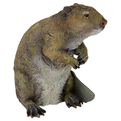 Design Toscano Standing Beaver Statue - Multicolored