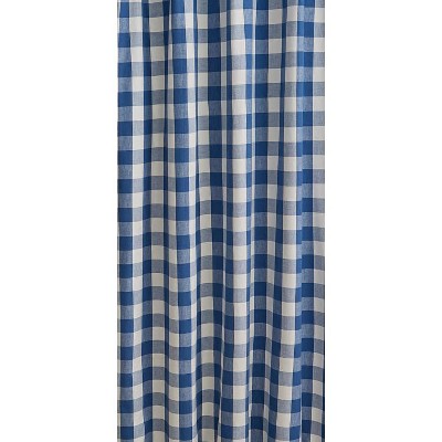 Park Designs Blue Buffalo Check Shower Curtain 72"
