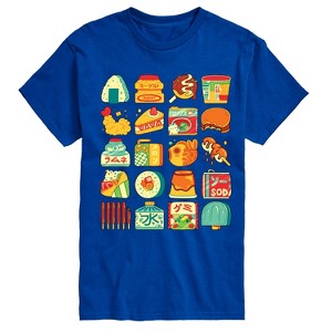 Men's - Instant Message - Japanese Snacks Oversized Short Sleeve Graphic T-Shirt - 1 of 4