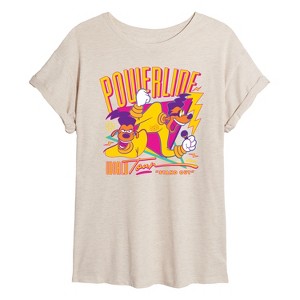 Women's - A Goofy Movie -  Oversized Graphic T-Shirt - 1 of 4