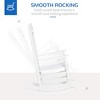Traditional Wooden High-Back Rocking Chair for Porch, Indoor/Outdoor - 4 of 4