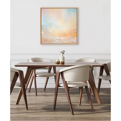 Tonal Abstract Pastel Canvas Art for Kids' Nursery