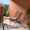 Outdoor Boho Modern Wicker Accent Chairs,Rattan Garden Lounge Chair,Poolside Chairs,Sun Loungers,Fishing Chair Set Of 2-Cuddlewood - 2 of 4