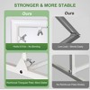 Walensee Wedding Arch Stand, 7.9'x6.6' Adjustable Square Metal Backdrop Frame for Wedding, Party, Baby Shower & Photo Decoration - 3 of 4