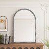 KWPZQEB Metal Framed Bathroom Mirror for Wall, Arched Mirror, Retro Bathroom Vanity Mirror, Hangs Horizontally or Vertically - 2 of 4