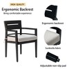UNISOAR 5-Piece Outdoor Patio Aluminum Furniture, Modern Dining Set, including 4 Dining Chairs and 40" Square Dining Table with Umbrella Hole - 2 of 4