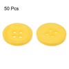 Unique Bargains Resin Craft Snap Round Flat 4-Hole Sewing Buttons 50 Pcs - 3 of 4