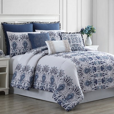 Modern Threads 8 Piece Embellished Comforter Set, Karina, King