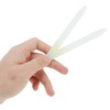 Unique Bargains Dual-Color Glass Multifunctional Nail File Manicure Tool Pink Gradient 4 Pcs - 4 of 4