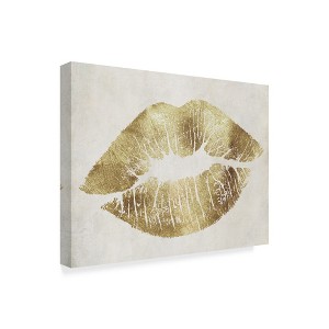 Trademark Fine Art -Color Bakery 'Hollywood Kiss Gold' Canvas Art - 1 of 3
