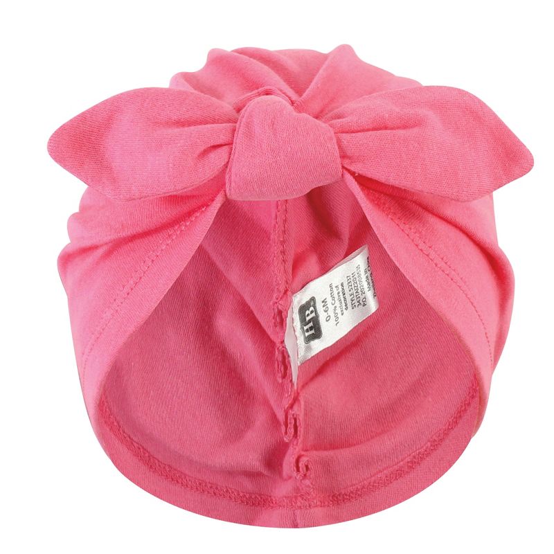 Hudson Baby Baby Girl Turban Cotton Headwraps, Dainty Floral, One Size, 6 of 7
